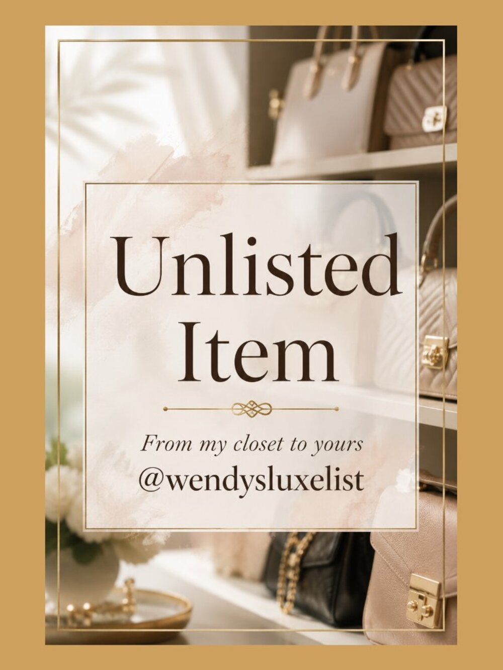 UNLISTED ITEM PURCHASED DURING A LIVE SHOW